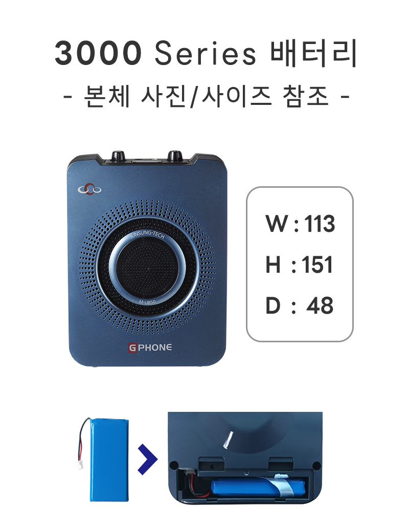 3000 Series 배터리